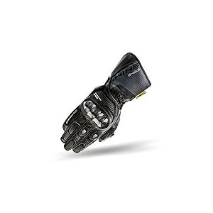 Shima STR-2 Gants Moto Homme - Gants Touchscreen, D'&eacute;t&eacute;, Sport et Cuir avec Protecteur de Jointure en Carbone, Glissi&egrave;res Mains et Doigts, Paume Renforc&eacute;e (Noir, XXL)