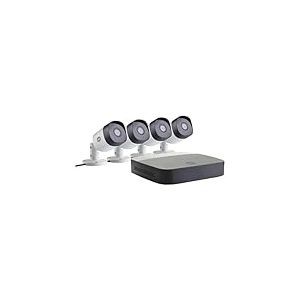 Yale SV-4C-4ABFX-2 Kit de vid&eacute;osurveillance pour Maison Intelligente, 4 cam&eacute;ras de Vision Nocturne ext&eacute;rieures, 1080p, Disque Dur de 1 to, contr&ocirc;le par Application, 4 pi&egrave;ces (Lot de 1), Blanc