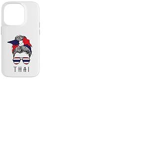 Thai Girl Thai Heritage Thailand Flag Coque pour iPhone 14 Pro