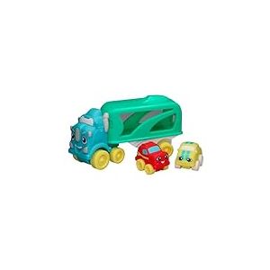 JC TOYS Mon Premier Camion Transporteur Lots to Play Toys, Comprend Un Camion et 2 Voitures Souples, Encourage l'imagination et la cr&eacute;ativit&eacute;, Multicolore, Unisexe, +18 Mois, 81511