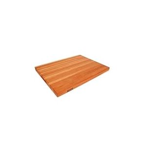 Boos Block Planche à Découper En Merisier – Billot De Boucher - Planche a Decouper Professionnelle - Planche En Bois Apero - Planche Bois Massif – 61 x 46 x 4 cm