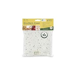 GRÜNSPECHT Coussin chauffant en noyaux de cerises - 19 x 19 cm - Pour la nuque, le ventre et le dos - Housse 100% coton - Pour micro-ondes et four - Triangles Frosty vert (100-V8)