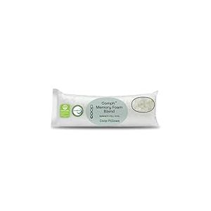 Coop Home Goods - Mousse à mémoire de forme à coupe croisée – Remplissage d'oreiller de densité moyenne de 0,9 kg – Recharge pour personnaliser votre oreiller réglable de qualité supérieure – Certifié