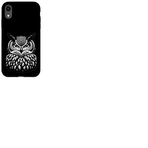 Hibou - Oiseau sombre effrayant Coque pour iPhone XR