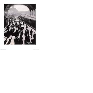 Jon Barker (Victoria Station, London - 1934 40 x 50 cm Toile Imprim&eacute;e