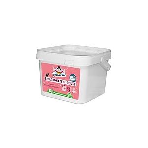 Paulette - Bicarbonate de Soude - Nettoie en Douceur, Ravive les Couleurs, Neutralise les Mauvaises Odeurs - Authentique et Naturel, Ecocert - 4kg