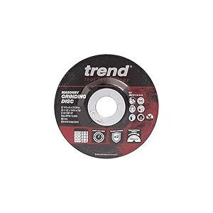 Trend Disque à meuler la pierre pour meuleuse d'angle, diamètre 115 m, trait fin de 6 mm, AD/G115/6/S, lot de 10