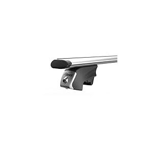 Atera 048522 Barres de toit Signo RTD pour voitures - profil aéro argenté - pour voitures avec rails de toit rapportés - 122 cm