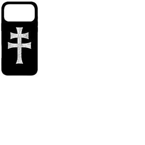 Croix DE Lorraine Anjou Croix PATRIARCALE Coque pour iPhone 17 Pro Max