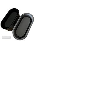 Osilifen Grand moule ovale en silicone - 17,8 x 8,3 cm (L x H) - Modèle en silicone pour pots de fleurs en béton - Pour plantes succulentes - Modèle en béton
