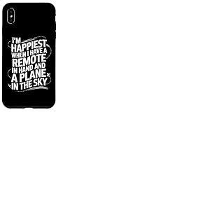 Maquette Planes Saying Happy Flying Rc Plane Coque pour iPhone XS Max