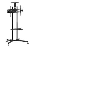 Value Support &agrave; roulettes pour &eacute;cran LCD/TV Noir jusqu'&agrave; 50 kg (37" &agrave; 70")