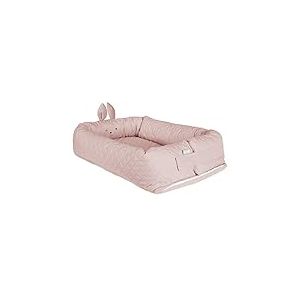 roba Babylounge 'roba style', nid douillet avec visage de lapin 'Lily', rose, matelas à langer