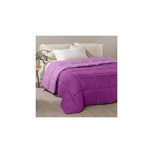 Caleffi - Couette Douce &ndash; Duvet Chaude et Respirant pour Ete et Hiver, Lavable en Machine &ndash; Disponible 170x265 cm - Couette 220x265 - 260x265 - Couverture Lit 1 Personne et 2 Personnes