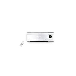 Orbegozo SP 6500 Chauffage mural, 2000 W, télécommande, programmation quotidienne et hebdomadaire, protection contre la surchauffe, panneau à LED, 1 litre, 44 décibels, plastique, céramique, argenté