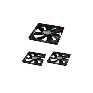 Sunon - HAC0251S4-999 - Ventilateur axial - 12 V/1,9 W - 120 x 120 x 25 mm - 93,4 m&sup3;/h - 30 dB(A) (Lot de 3)