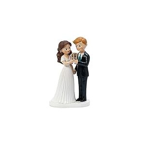Mopec Y220 Figurine pour gâteau toast Marié blond 19,5 x 11,8 cm Multicolore Grand format