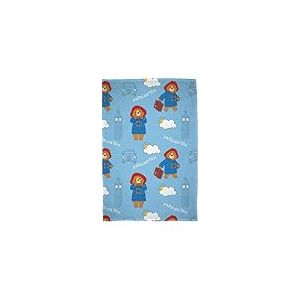 Couverture Polaire sous Licence Officielle Paddington Bear | Design Skyline London | Couverture Super Douce et Chaude | Parfaite pour Les Chambres d'enfants, Le Camping et Les soir&eacute;es Pyjama | Taille