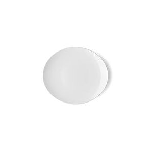 'Holst Porcelaine TSP 031 Asperges-, Assiette à Steak et de Poisson Ovali, Blanc, 30,5 x 26,5 x 4 cm