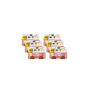 BABYBIO - Petits Pots Pomme Pruneau - 4+ mois - 2x130g - Lot de 6 - BIO