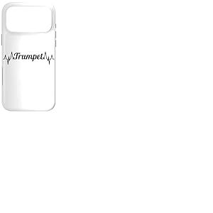 Trompette ECG Heartline Trompette Heartbeat Coque pour iPhone 17 Pro Max