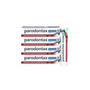 Parodontax Dentifrice Fraîcheur Intense Dentrifice, Soulager La Sensibilité Dentaire, Extra Fresh, Lot de 4x75 ml