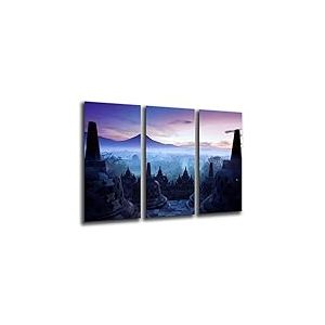 Cuadros Camara Tableau Moderne Photographique, Impression sur Bois, Bouddha, Bouddha, Relaxation, Zen, Méditation, Relaxation, 97 x 62 cm, ref. 26093