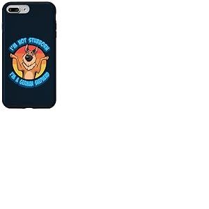 Art « Je ne suis pas têtu, je suis un chien de berger allemand » Coque pour iPhone 7 Plus/8 Plus