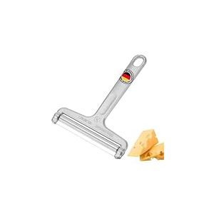 Westmark Coupe-fromage avec Rouleau et Fil de coupe, &eacute;paisseur de coupe variable, Acier inoxydable/aluminium, Rollschnitt, Argent&eacute;, 71002270