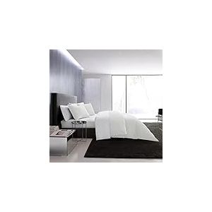 Vera Wang - King Comforter Set, Soft Cotton Bedding with Waffle Pique Texture & Smooth Cotton Percale Reverse, Medium Weight for Year-Round Comfort, 3 Piece Bed Set with Matching Pillowcases (White)