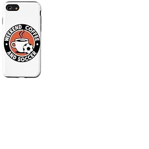 Caf&eacute; du Week-End Et Sports De Football Aiment Les Amateurs Coque pour iPhone SE (2020) / 7/8