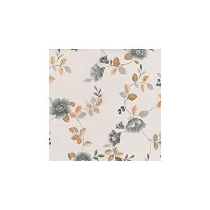 Douceur d'Intérieur Rouleau de Toile Cirée (RLX 1,40mx20m) Brillantine Gris, PVC Imprimé Relief