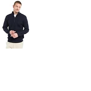 Armor Lux Pull Camionneur col zipp&eacute; en Laine CH&Acirc;TEAULIN