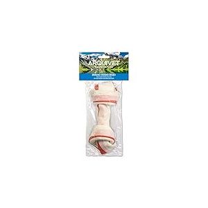Arquivet, Snacks pour Chiens en os avec nœud Rouge, 16 cm (Sachet de 1 unité)