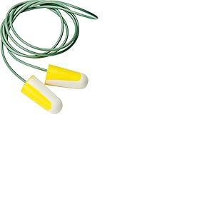 Honeywell 1000107 Howard Leight Bouchons d'oreille Bilsom 304S avec cordelette, Taille S (Bo&icirc;te de 100 paires)