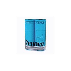 Renova Papier Hygi&eacute;nique Bleu (6 Rouleaux)