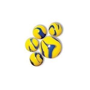 mesbilles - 25 Billes en Verre Gauguin : 24 Billes et 1 Calot