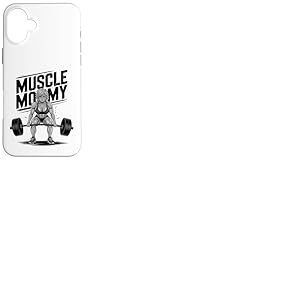 Anime Muscle Mommy Weightlifting Fitness Girl Aesthetic Coque pour iPhone 16 Plus