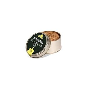 BBQ KING - Smash Rub Conditionnement de 70 g, Dry Rub pour Smash Burgers et Steaks, 100% Made in Italy, avec oignons frits grill&eacute;s, cr&eacute;&eacute; en collaboration avec MrDobelina