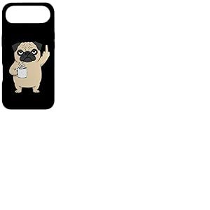 Carlin énervé avec café et Majeur Coque pour iPhone Air