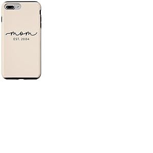 Maman Est 2004 Personnalis&eacute; Maman Personnalis&eacute; F&ecirc;te des M&egrave;res Personnalis&eacute; Coque pour iPhone 7 Plus/8 Plus