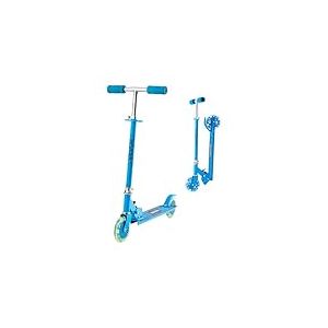 VEVOR Trottinette pour Enfants &agrave; partir de 3 Ans, patinette &agrave; 2 Roues Lumineuses, Guidon r&eacute;glable en Hauteur, Large Plateau antid&eacute;rapant, Cadre l&eacute;ger et Pliable pour gar&ccedil;ons et Filles &agrave; 50 kg, Bleu