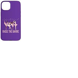 Ballerines en forme de barre de ballet Tutus Coque pour iPhone 15 Plus