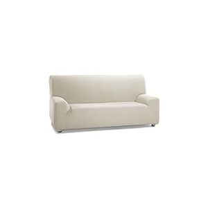 ECOMMERC3 | Housse de canapé élastique et Extra Douce pour canapé 3 Places 170 à 215 cm - Housse de canapé réglable, Couleur Ivoire - 100% fabriquée en Espagne