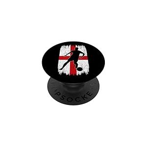 Silhouette du Drapeau de l'Angleterre Fiert&eacute; de l'Angleterre pour Les PopSockets PopGrip Adh&eacute;sif