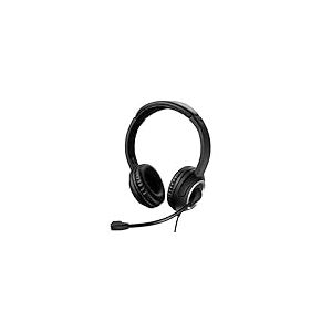 Sandberg USB Chat Headset | Casque Filaire avec Microphone | Bureau l&eacute;ger sur l'oreille | Casque avec Bandeau rembourr&eacute; | Contr&ocirc;le du Volume | Casque USB pour Ordinateur Portable & PC |20 Hz &agrave; 20 kHz