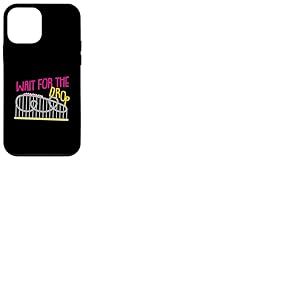 Design de montagnes russes Wait For The Drop pour femmes et filles Coque pour iPhone 12 mini