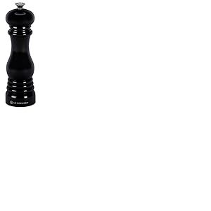 Le Creuset Moulin à Sel Classique Réglable, Plastique ABS Résistant aux Éclats, Anticorrosion, 21 cm, Onyx, 96002000140000