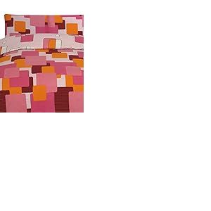 Casa Campo Maison Champ Jeu de Housse de Couette Opal Rose Lit 150 (240 x 220/240 + 1/45 x 170 cm)