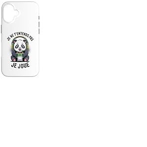 Rigolote Gamer Jeux Video Gameur Panda Geek Gaming Coque pour iPhone 16